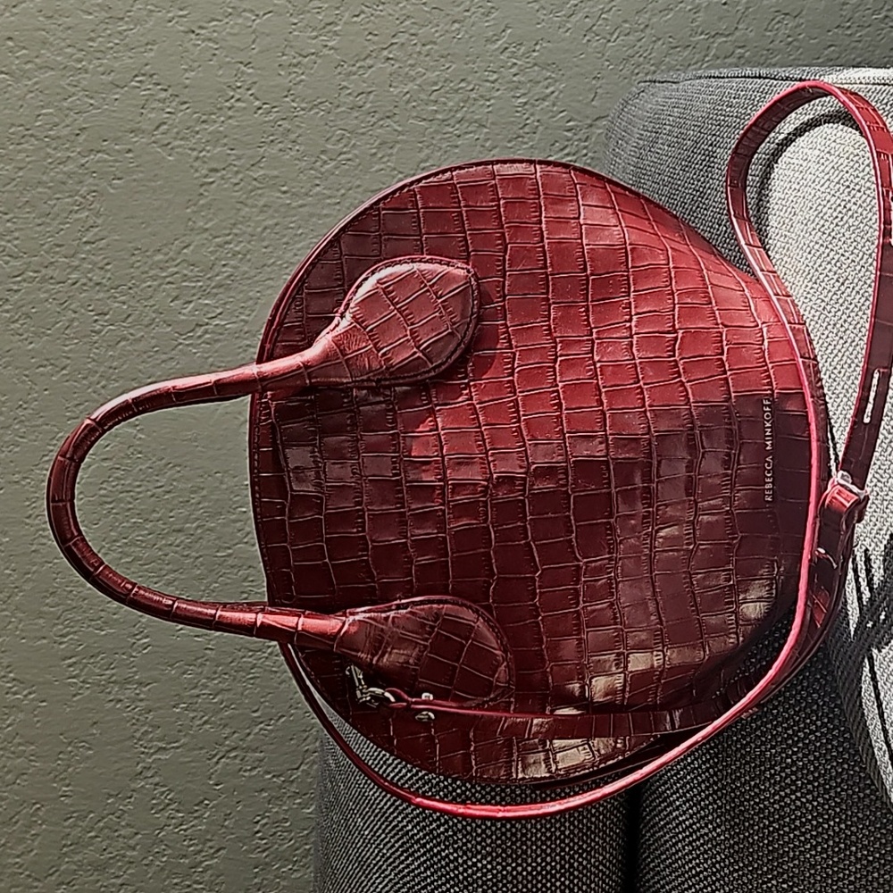 NWT Rebecca Minkoff Noir Pippa mini dome satchel